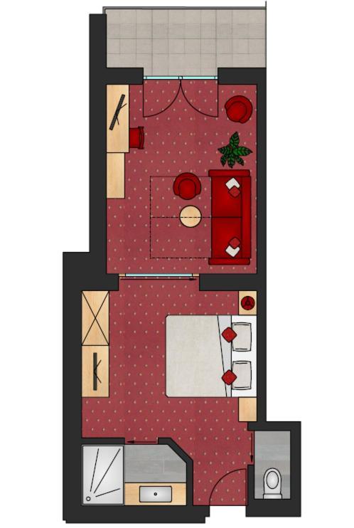 Hotel Jaegerhof イシュグル 部屋 写真